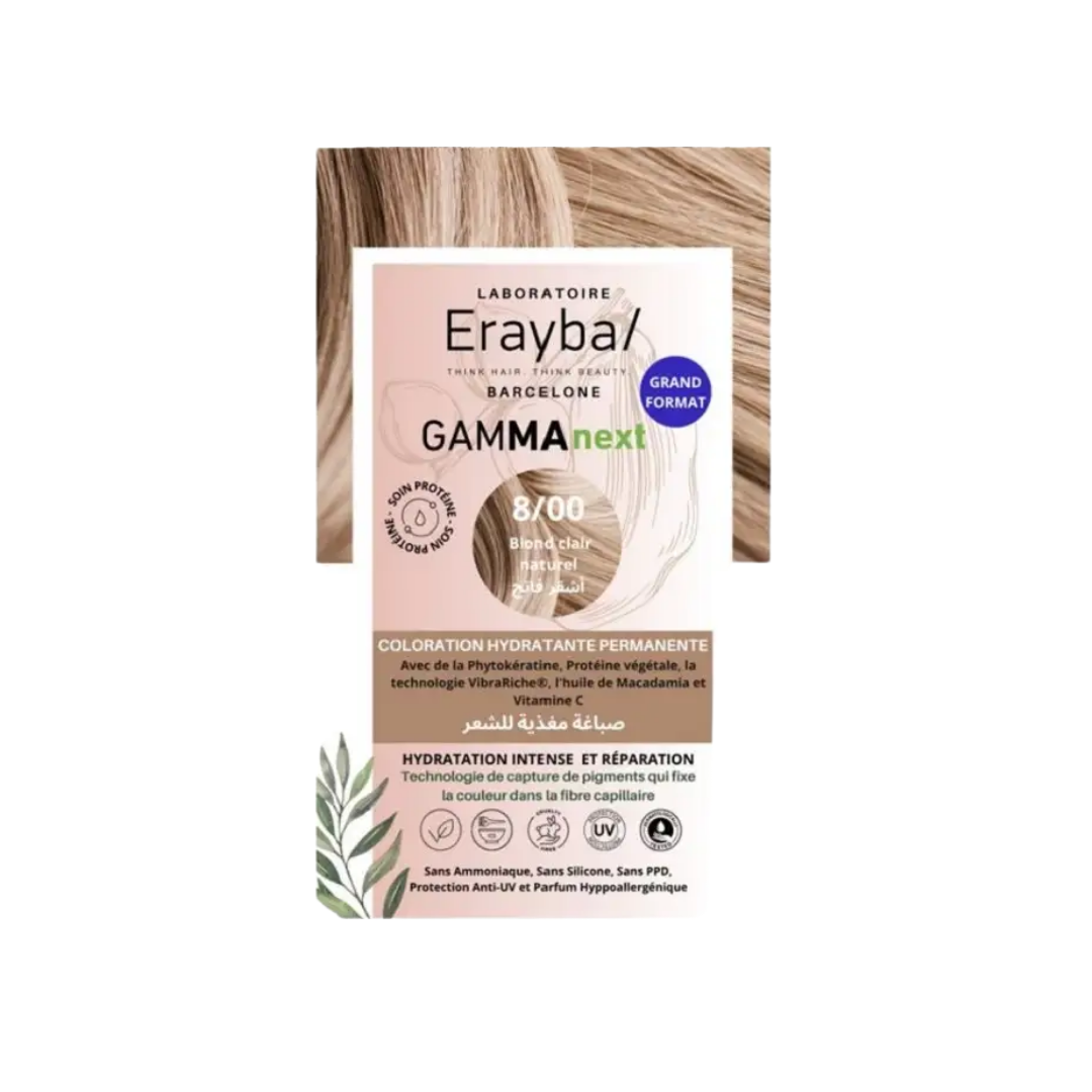 ERAYBA Gamma Coloration 8/00+ أشقر فاتح مكثف