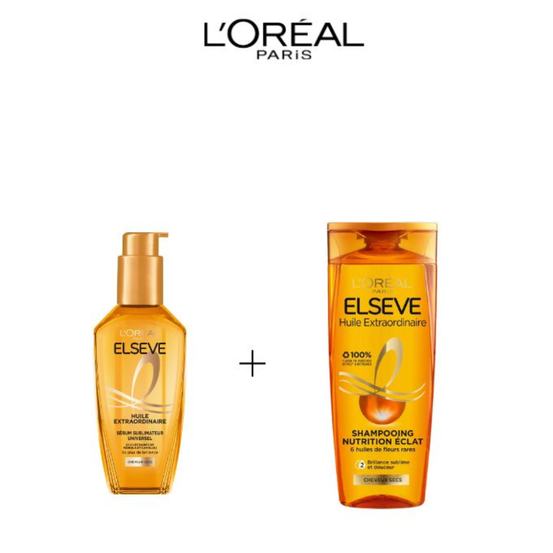 L'Oréal Elseve Huile Extraordinaire Duo Shampooing + Sérum