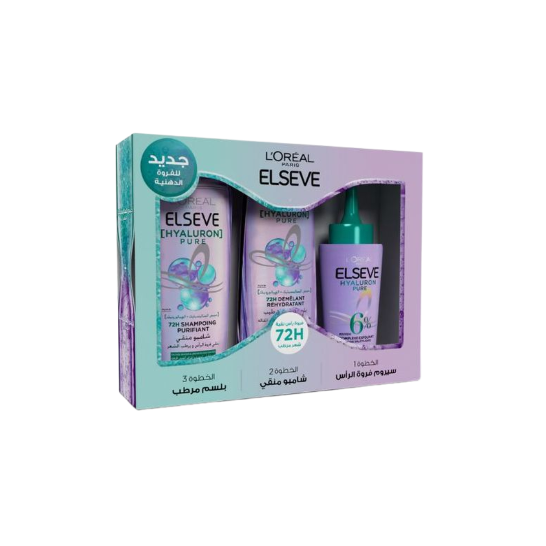 L'Oréal Elseve Hyaluron Pure Routine Complète Cheveux Mixtes
