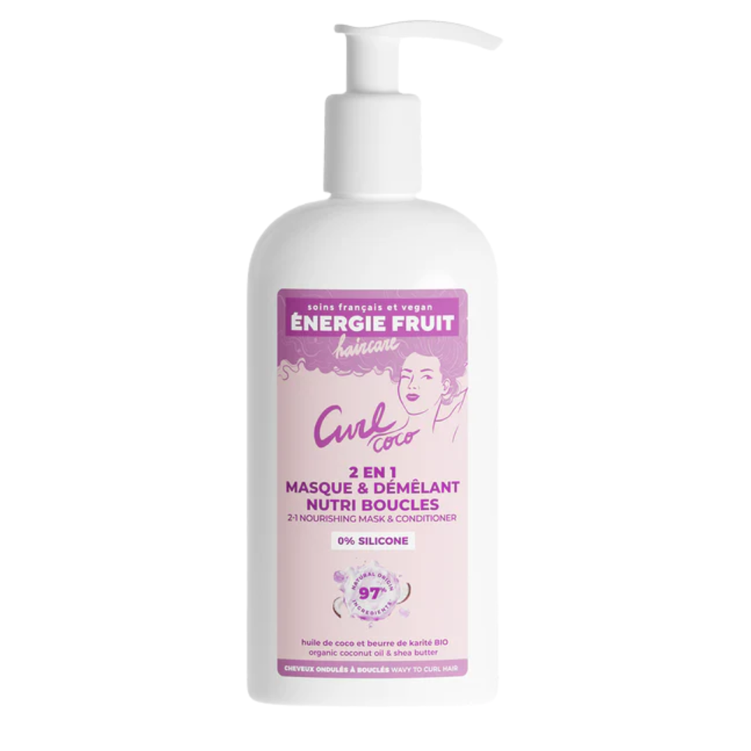 Energie Fruit - Masque 2en1 Démêlant Coco Curl Nourrissant