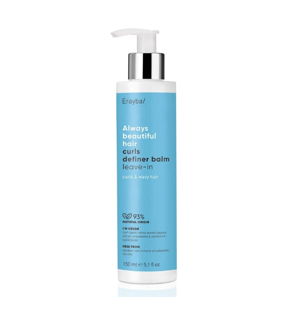 ERAYBA ABH Curls Definer Balm بلسم تحديد تموجات الشعر يترك ولا يشطف 150 مل