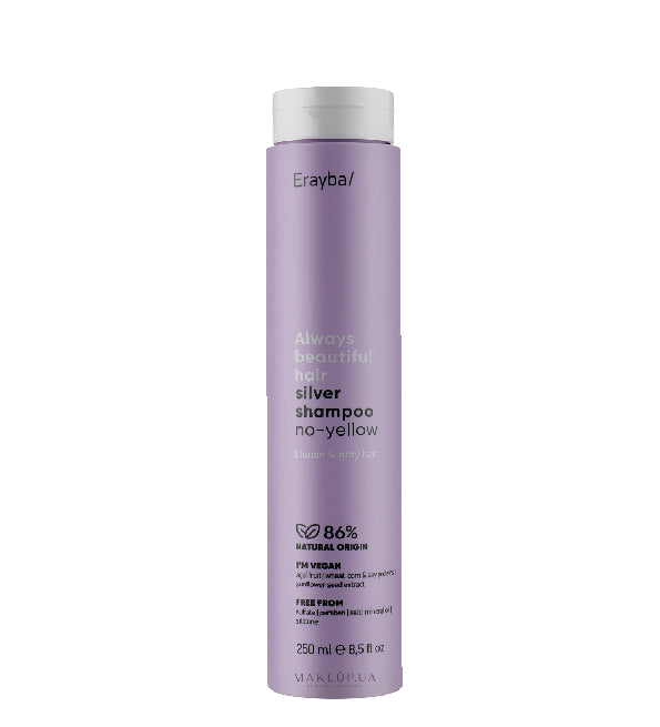 ERAYBA Abh Silver Shampooing No Yellow Déjaunisseur 250ml