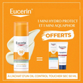 Eucerin Pack Oil Control SPF50+ Crème Solaire 50ml + Hydro Protect + Baume