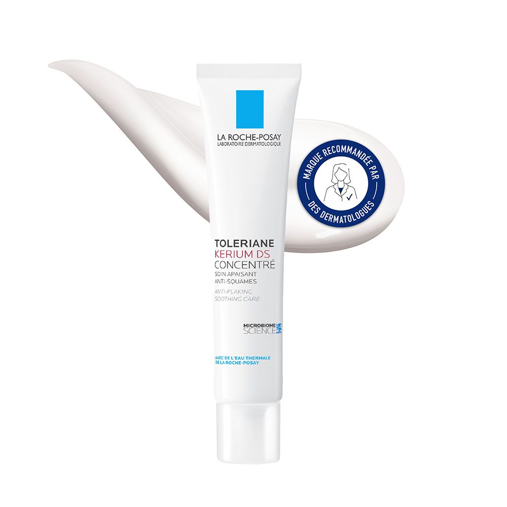 La Roche-Posay Kerium DS Crème 40ml — tube, peau qui pèle et rougit