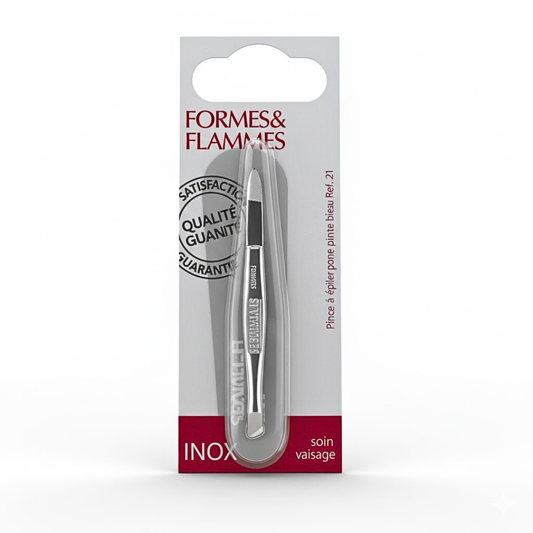 Formes&Flammes Pince A Epiler Acier Forge Chrome Mors Etroit