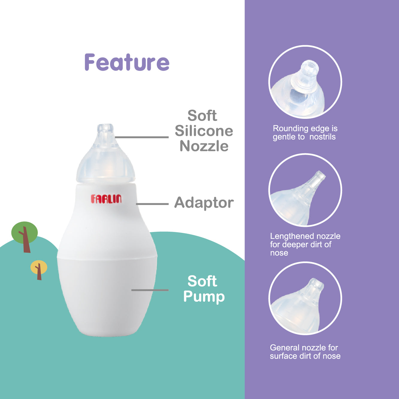 Farlin Aspirateur Nazal Poire BF138 Bébé