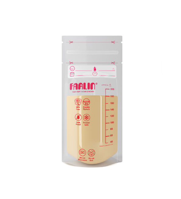 Farlin Sachets Conservation Lait Maternel 200ml Stériles