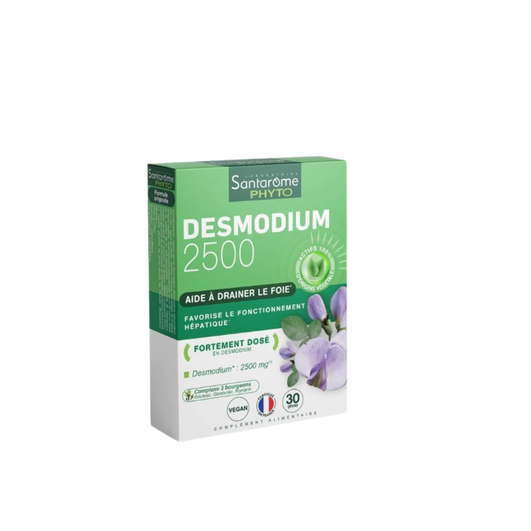 Phyto Desmodium 2500 Soutien Foie Digestion 30 gélules