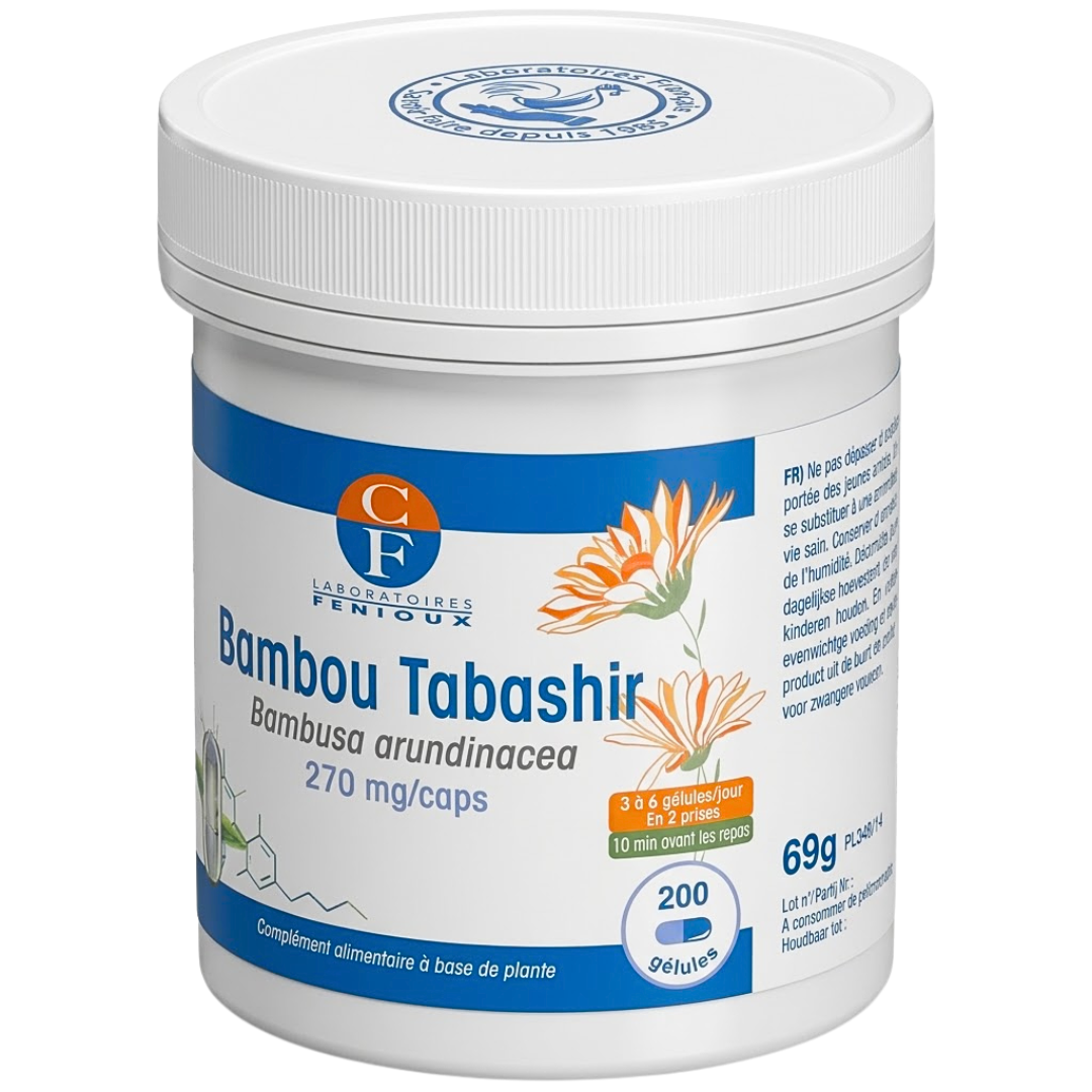 Fenioux Bambou Tabashir 200 Gélules - Silicium & Articulations
