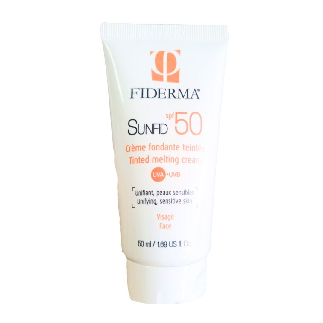 Fiderma Sunfid Écran Teinté SPF50 Protection Solaire Visage 50ml