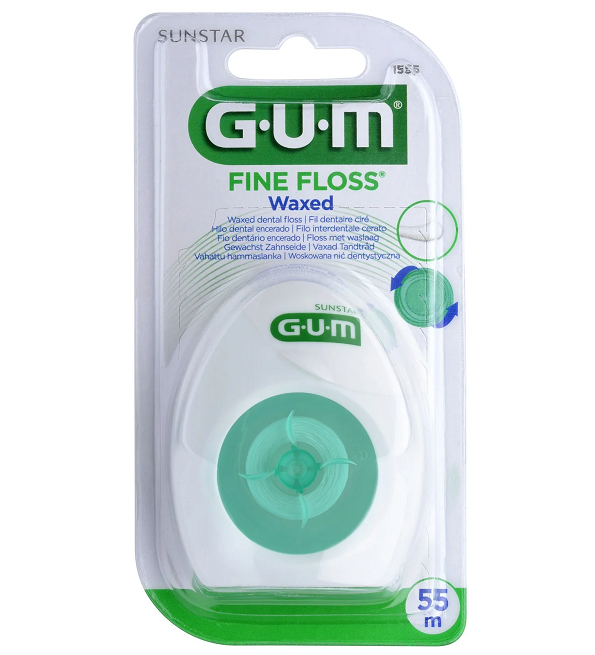 GUM Fil Dentaire Ciré 1555 Hygiène Interdentaire