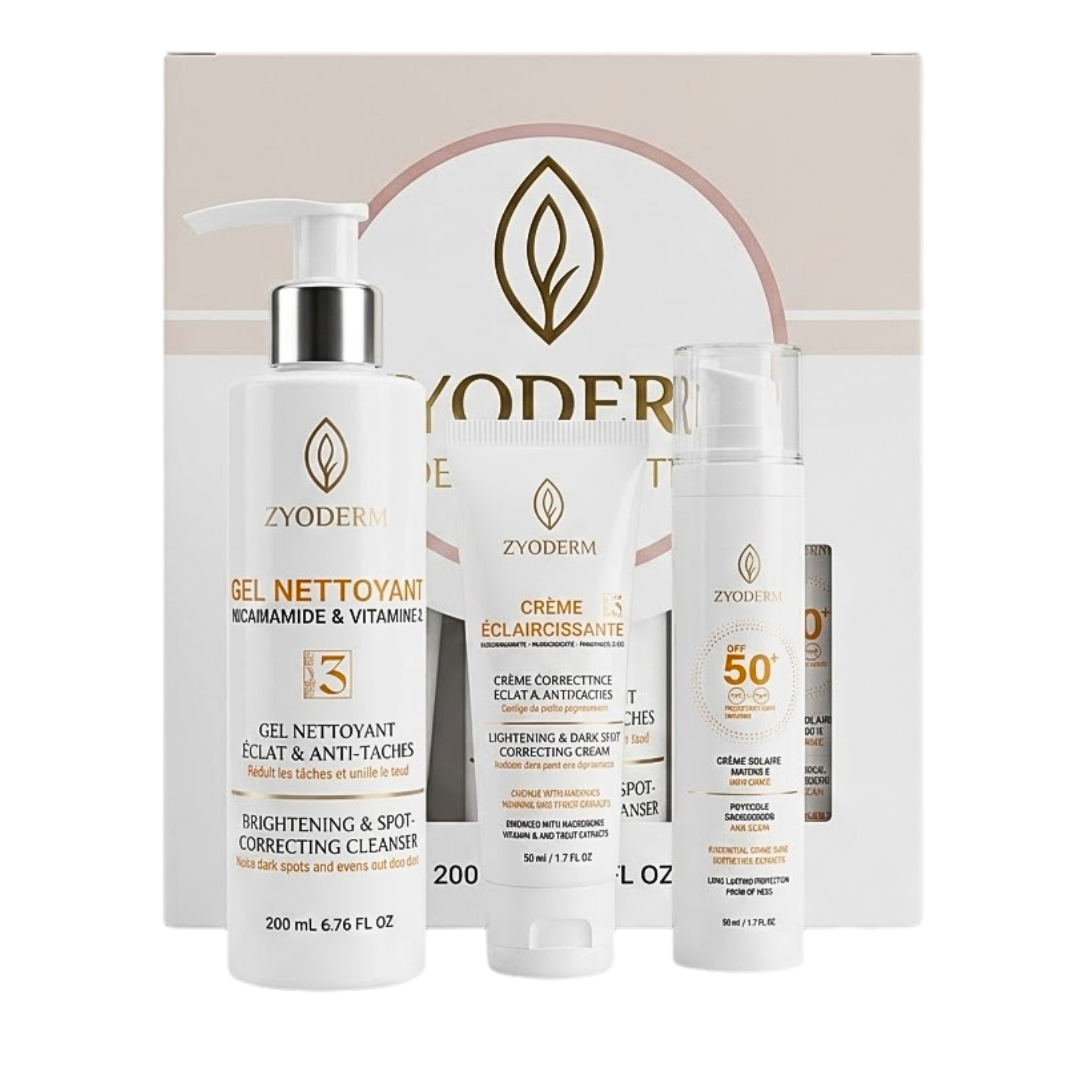 Zyoderm Dermawhite Creme Eclaircissante+Creme Solaire Invisi
