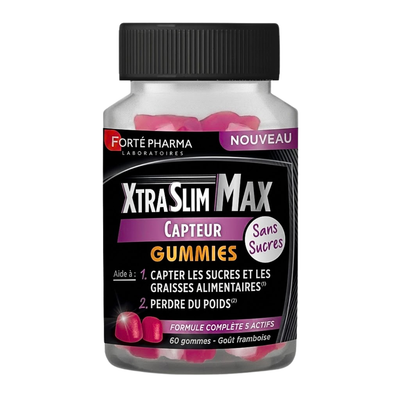 Forte Pharma Xtra Slim Max Capteur 60 Gommes Minceur