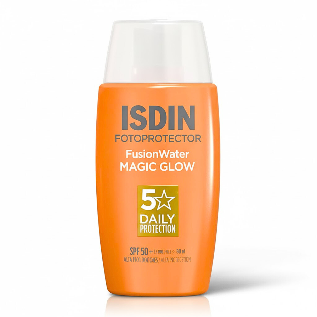 ISDIN Fusion Water Magic Glow SPF50+ Protection Solaire Visage 50ml