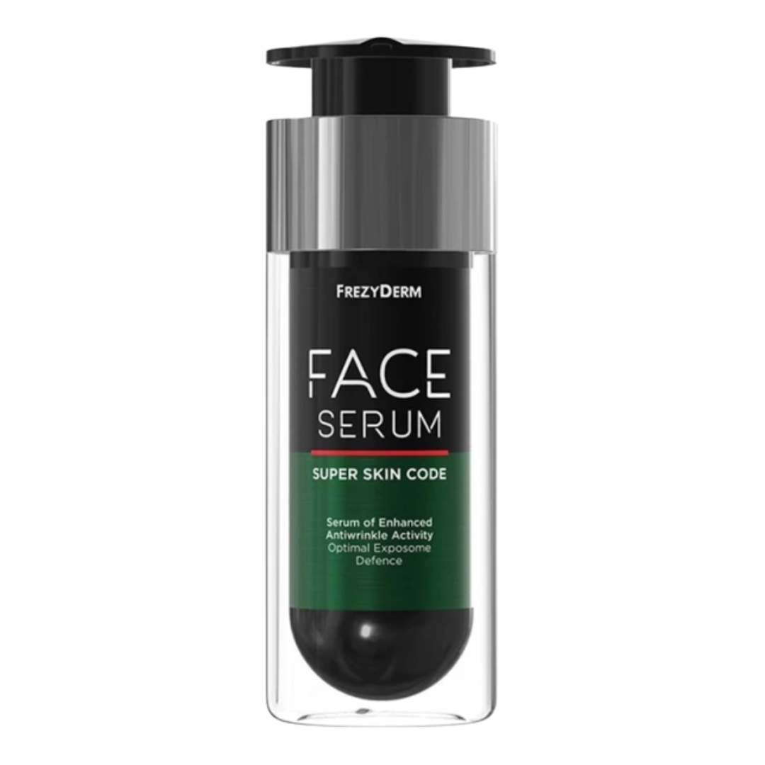 Flacon airless noir Frezyderm Face Serum 30 ml, gamme sérums visage Frezyderm