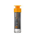 Frezyderm Active Sun Screen Face Fluid SPF50+ 50 ml, flacon airless gris et orange, fluide solaire 3 en 1