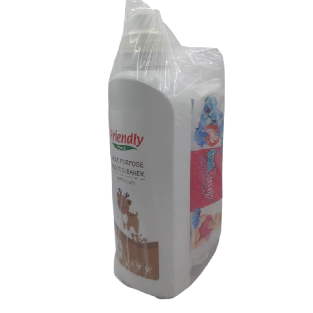 Friendly Nettoyant Multi-Usages 1L + 120 Lingettes Fresh Runy