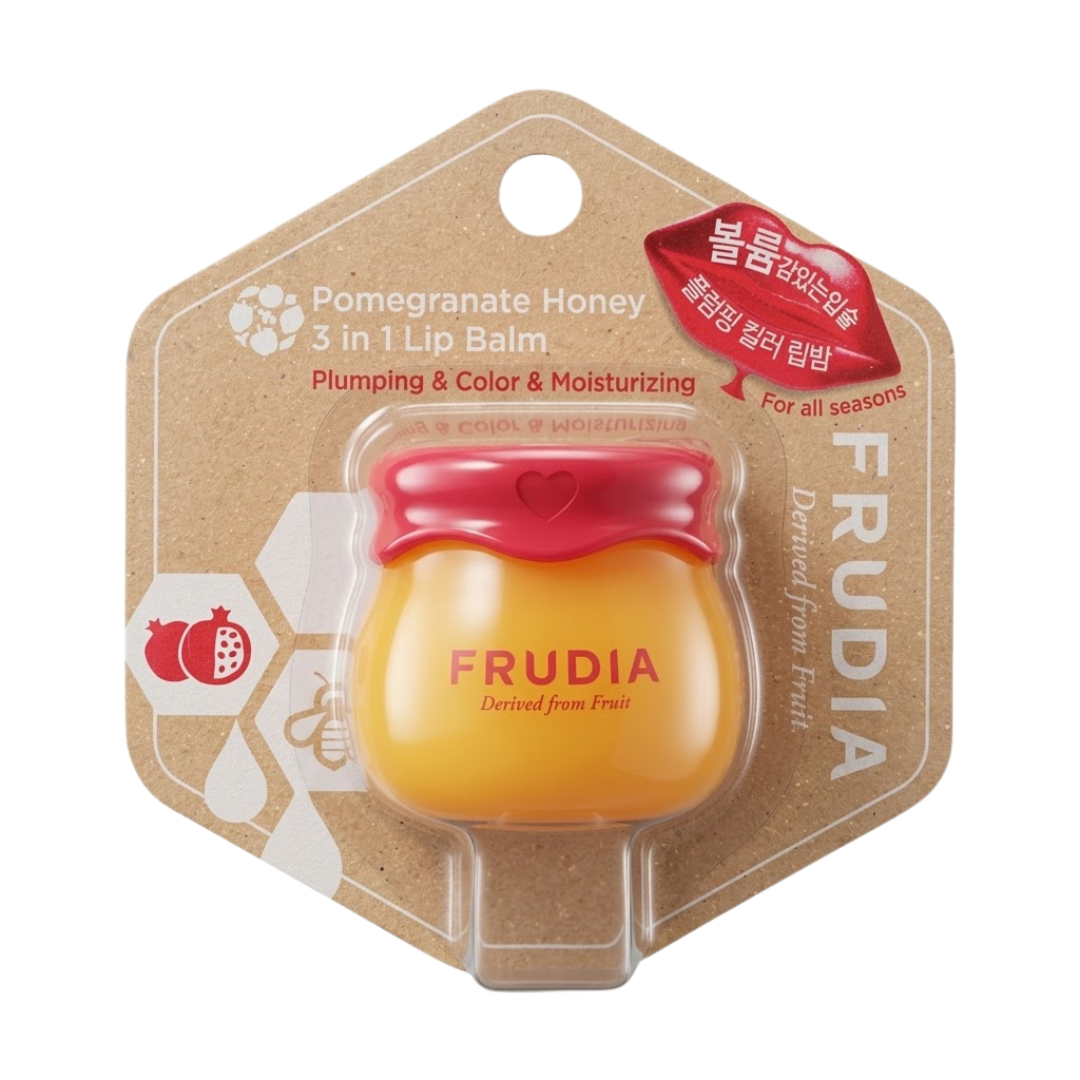 Frudia Pomegranate Honey Baume Lèvres 3en1 Grenade Miel 10g - ParaSmart Maroc