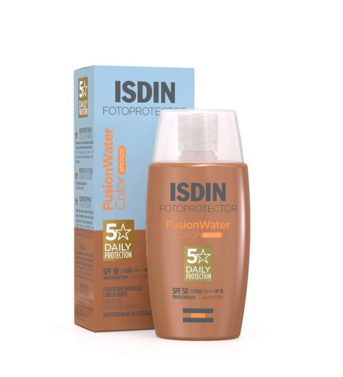 ISDIN Fusion Water Color Bronze SPF50 Protection Solaire Teintée 50ml