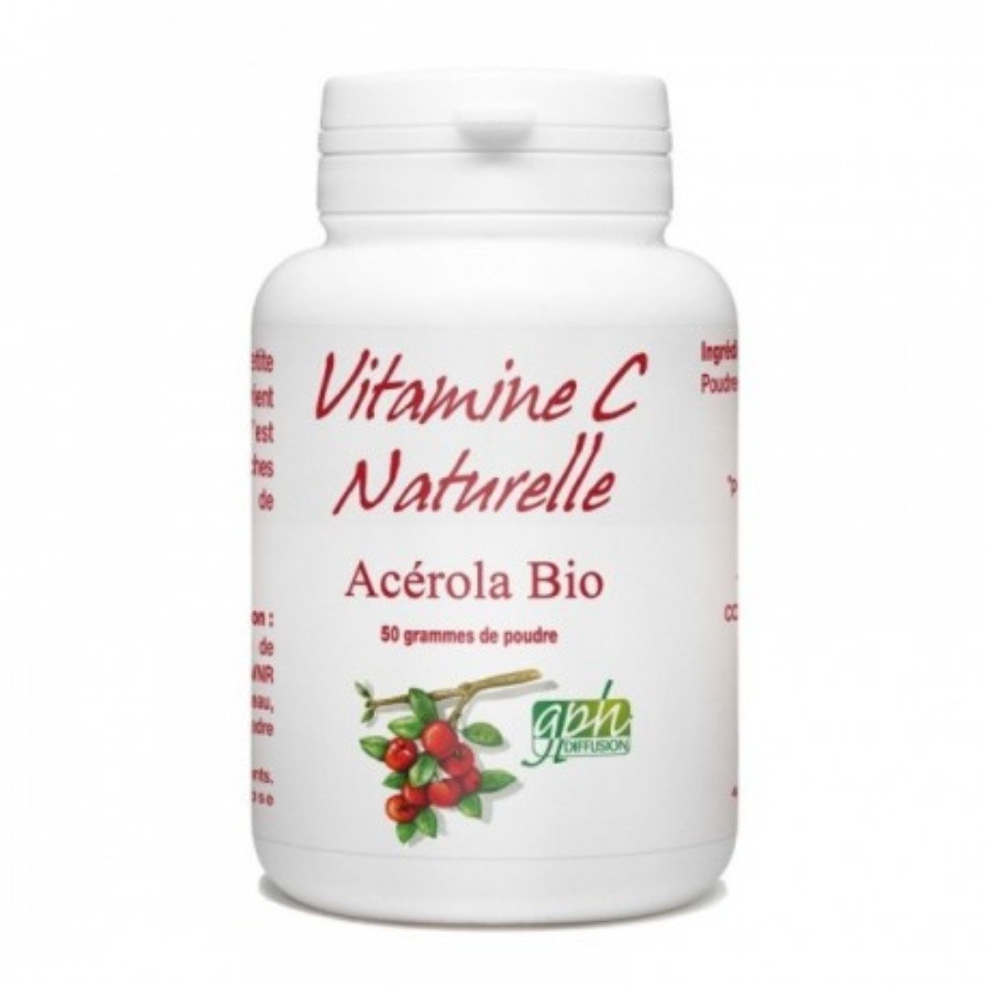 GPH Acérola Vitamine C Poudre Bio 50g