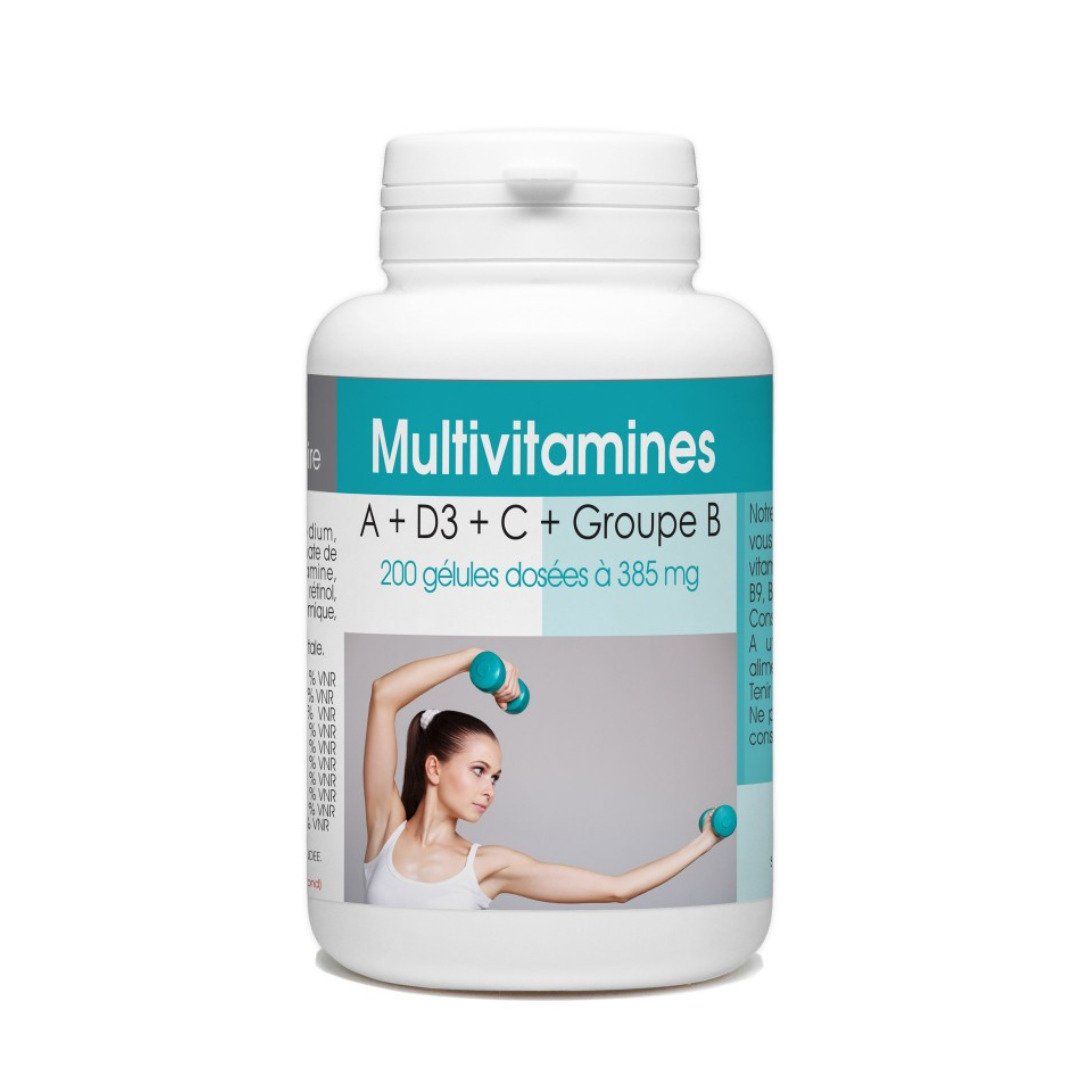 GPH Multivitamines A/D3/C/Groupe B 200 Gélules