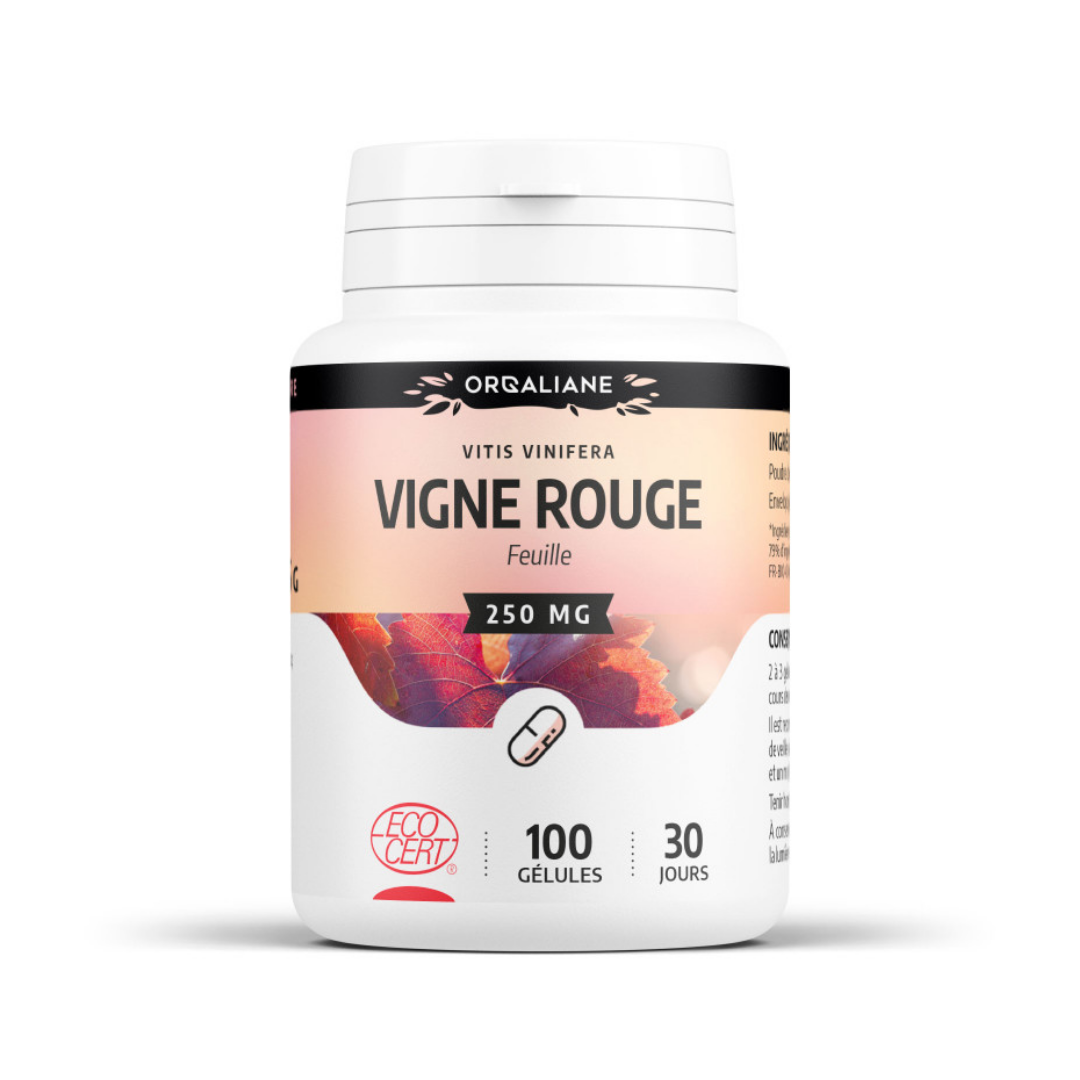 GPH Orgaliane Vigne Rouge Circulation Veineuse 100 Gélules