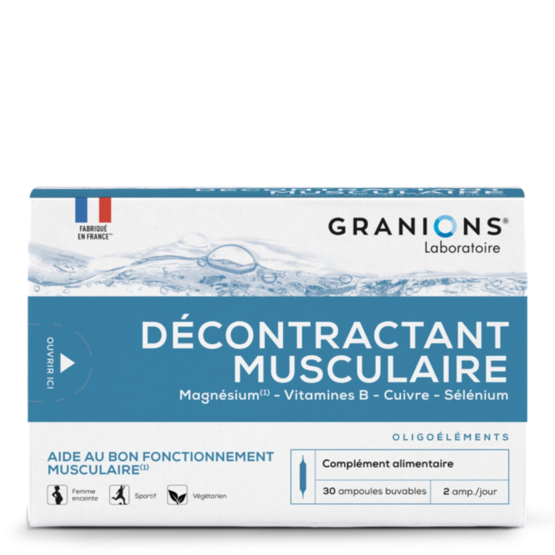 Granions Décontractant Musculaire B30 Ampoules 30 unités