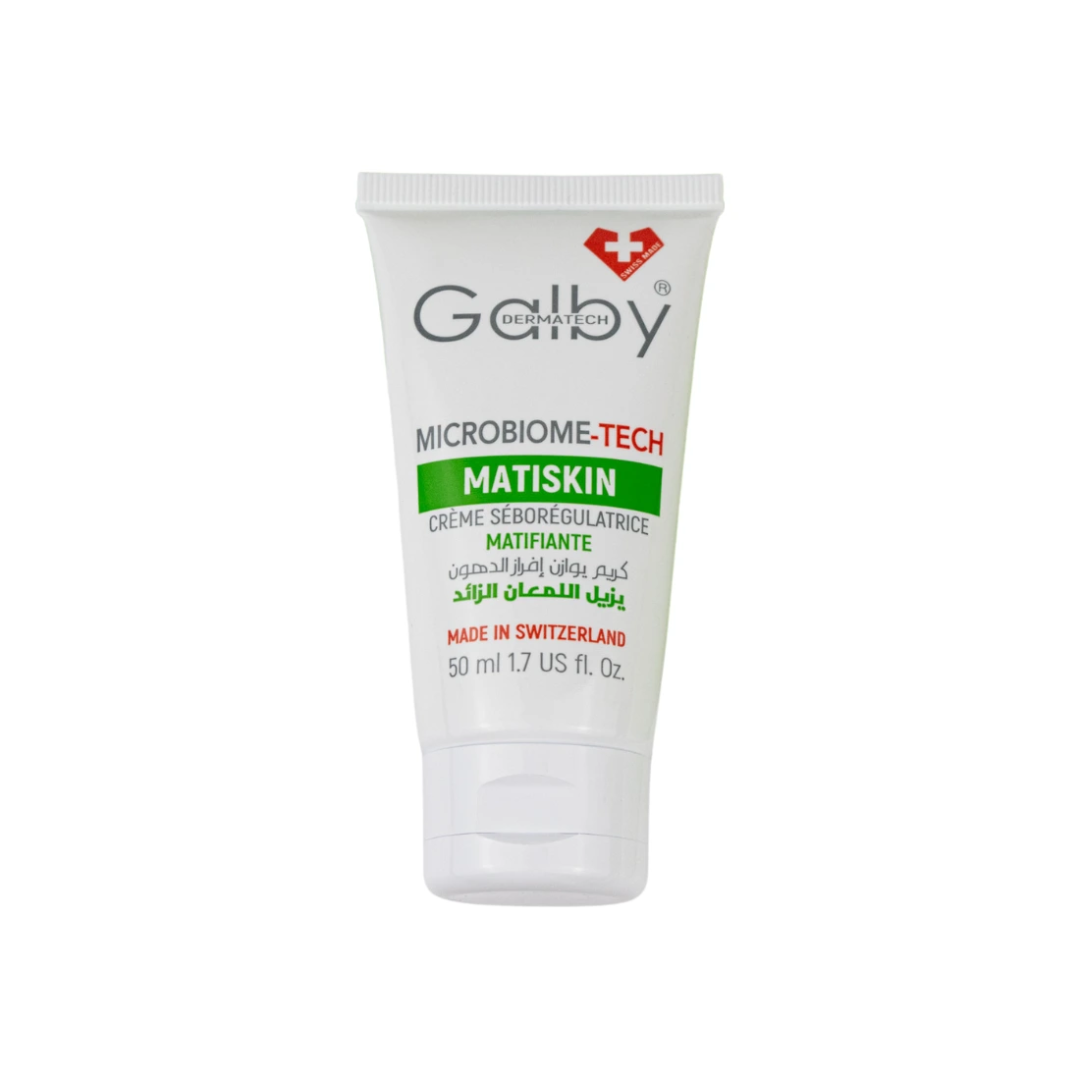 Galby Crème Matifiante MATISKIN 50ml - Soin Jour Peaux Mixtes à Grasses