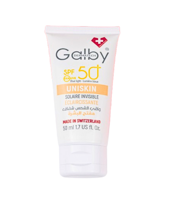 Galby Solaire Invisible Éclaircissante SPF50+ Protection Solaire Corps 255ml
