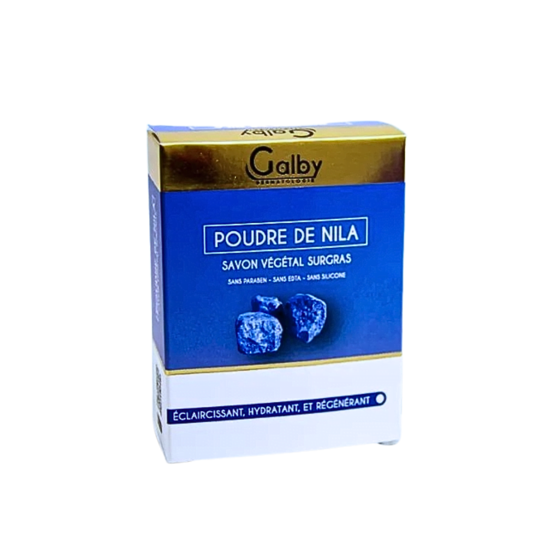 Galby Savon Surgras Poudre de Nila 100g - Nettoyant Corps Doux