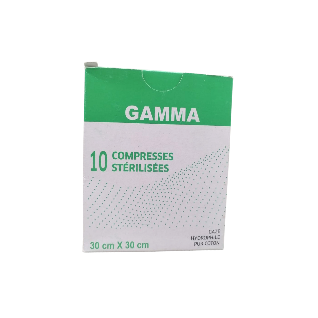 Gamma Compresse Stérile 30x30 cm Non-Adhérente 10 pcs