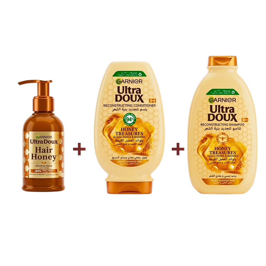 Garnier Coffret Capillaire Shampoing Après-Shampoing Sérum Tous Types