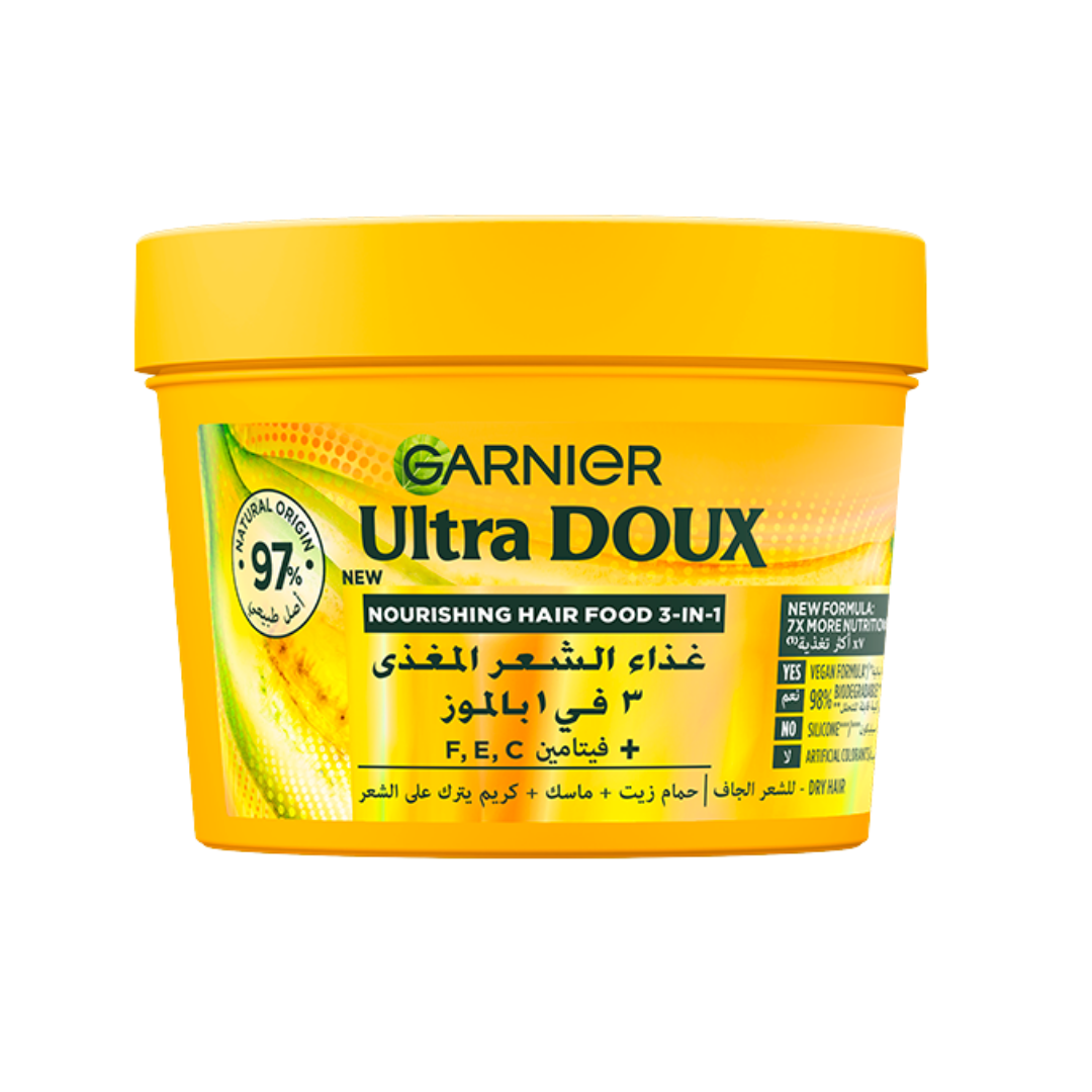 Garnier Hair Food Banane Masque Cheveux Nourrissant 390ml