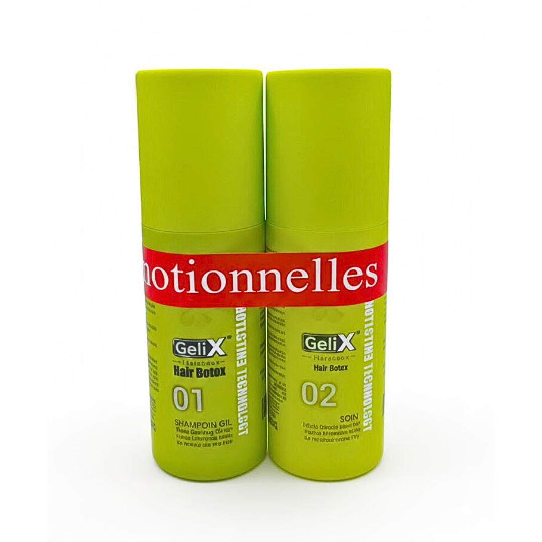 Gelix Duo Pack " Hair Botox shampoing 01+Hair Botox Keratin