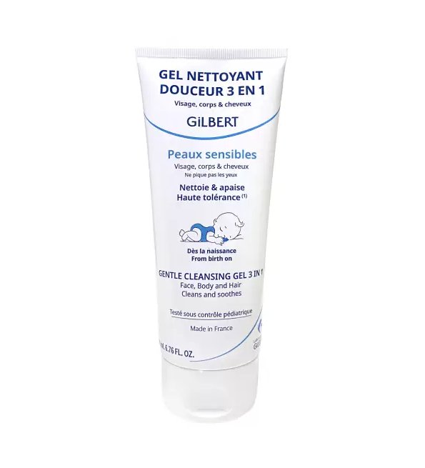 Gilbert Gel Nettoyant Douceur 3en1 Bébé 200ml