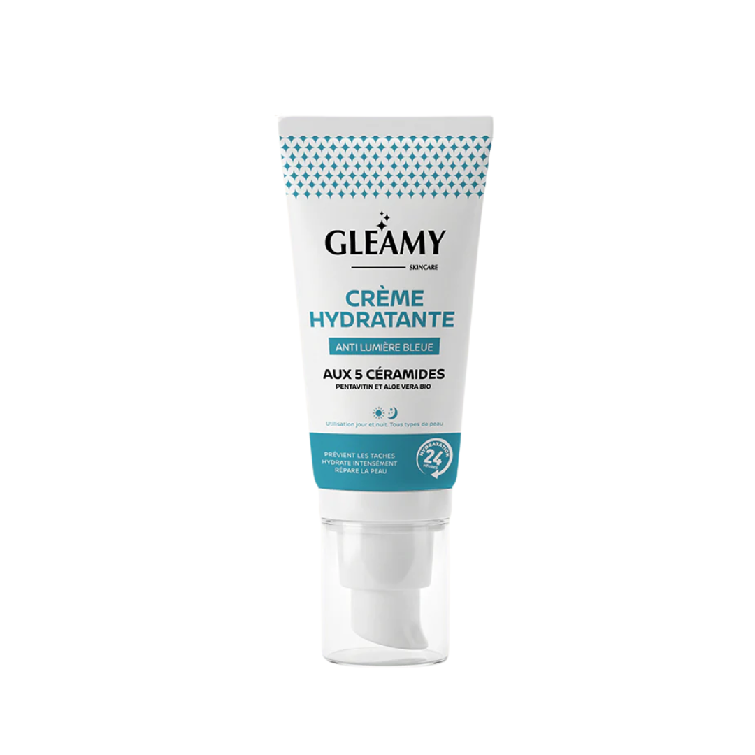 Gleamy Crème Hydratante Anti-Lumière Bleue 50ml