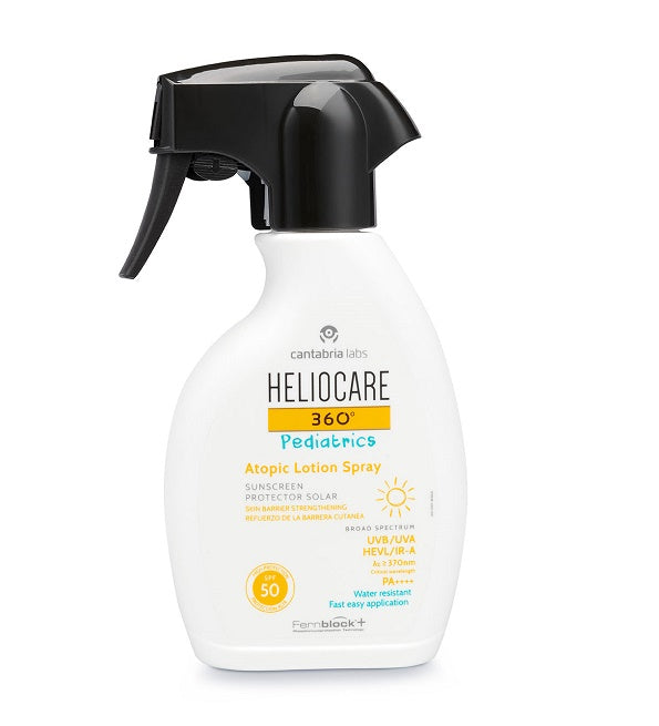 Heliocare 360º Pediatrics Atopic Lotion Spray SPF50 Corps 200ml