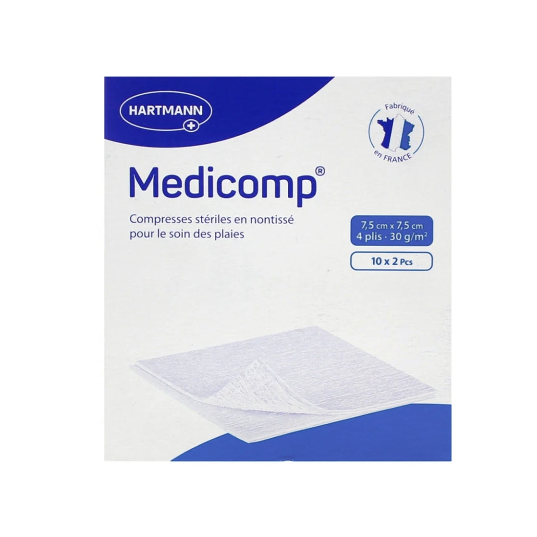 hartmann Medicompresses 7,5 x 7,5 سم 10 كمادات