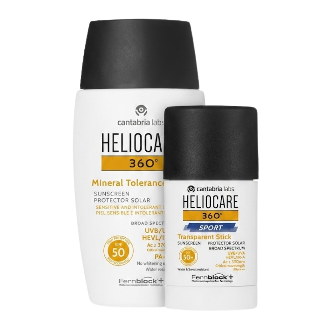 Heliocare 360° mineral tolerance fluide spf50+Stick Transpar