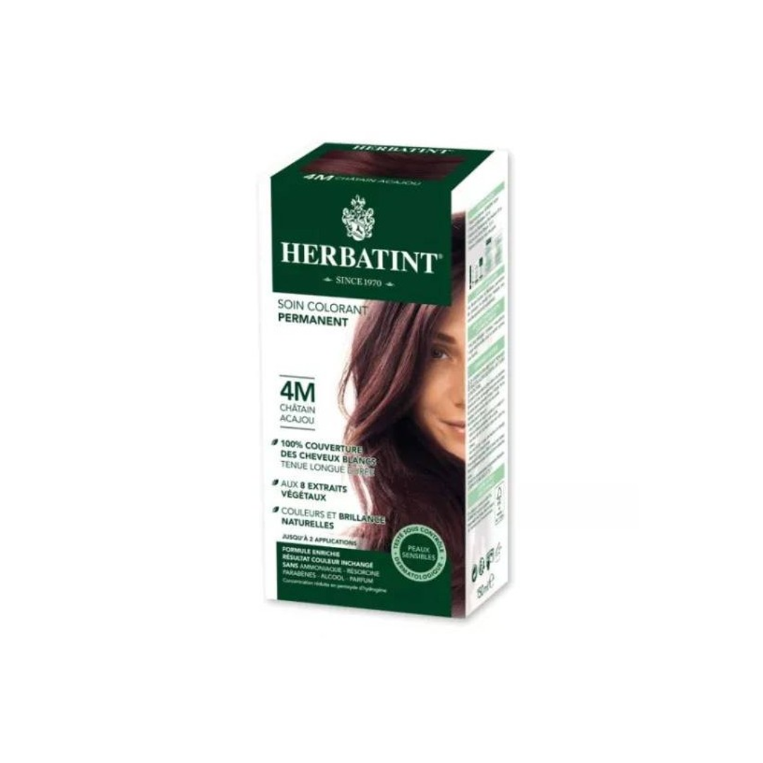 Herbatint 4M Coloration Permanente Châtain Acajou 150ml
