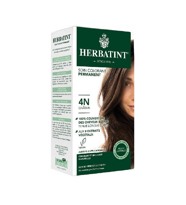 Herbatint Soin Colorant Permanent 4N Châtain 150ml