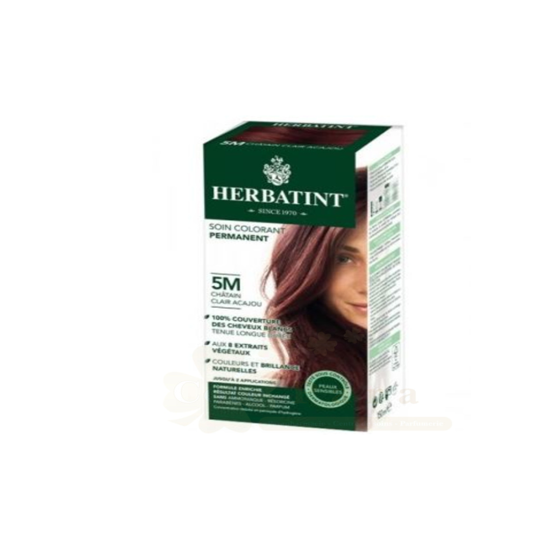 Herbatint 5M Coloration Permanente Châtain Clair Acajou 150ml