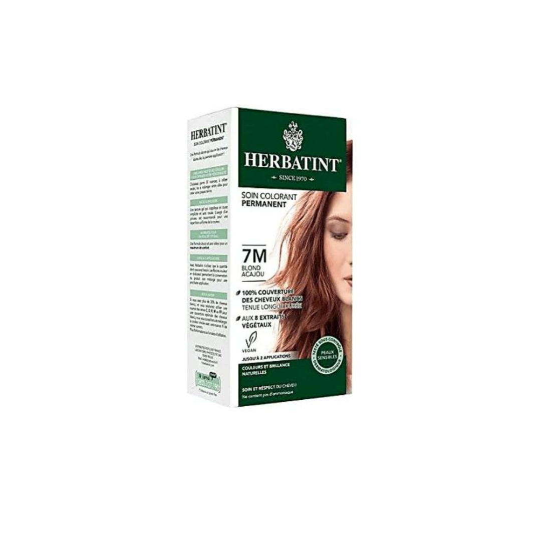 Herbatint 7M Blond Acajou - Coloration Permanente Naturelle Sans Ammoniaque 150ml