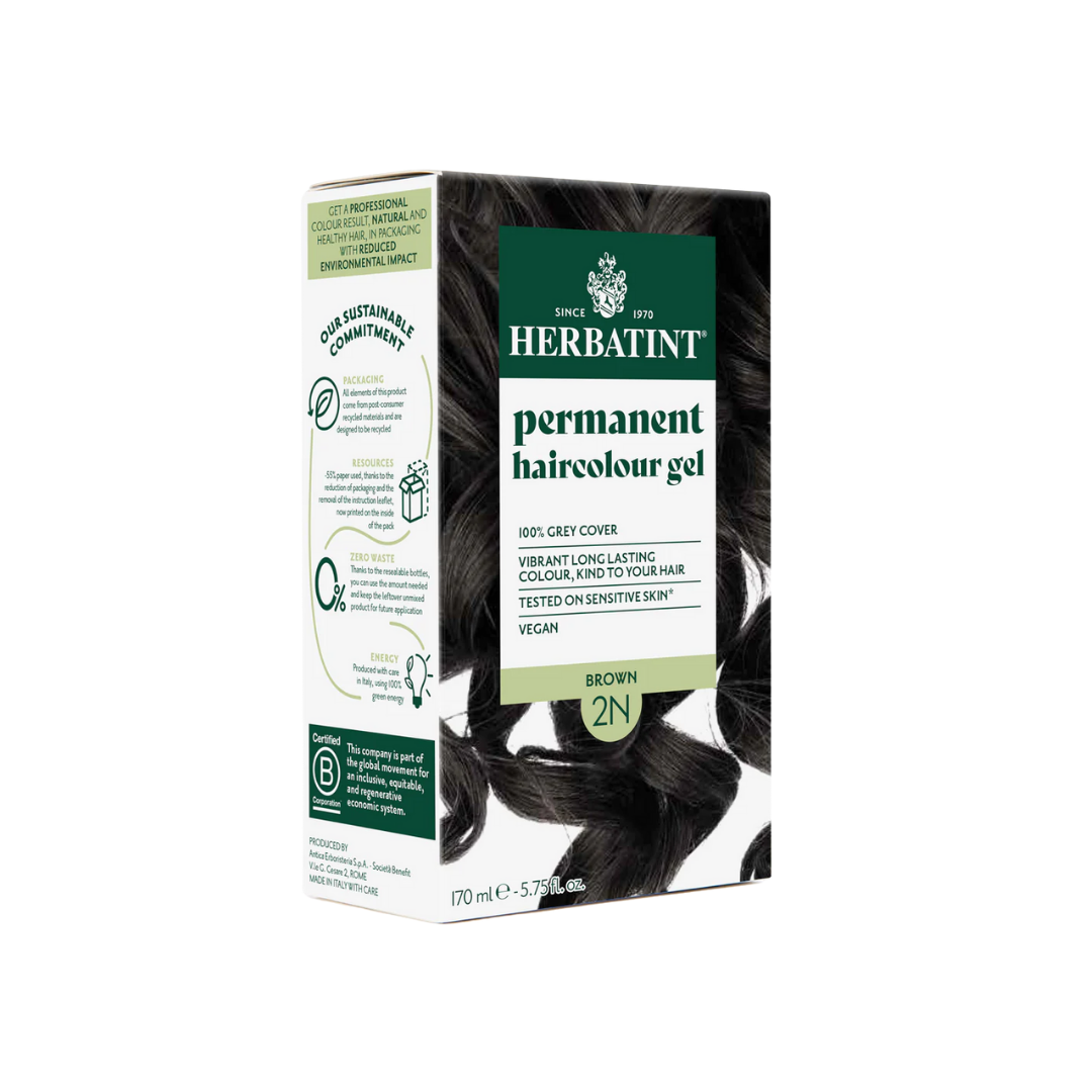 Herbatint Soin Colorant Permanent 2N Brun Naturel Sans Ammoniaque 170ml