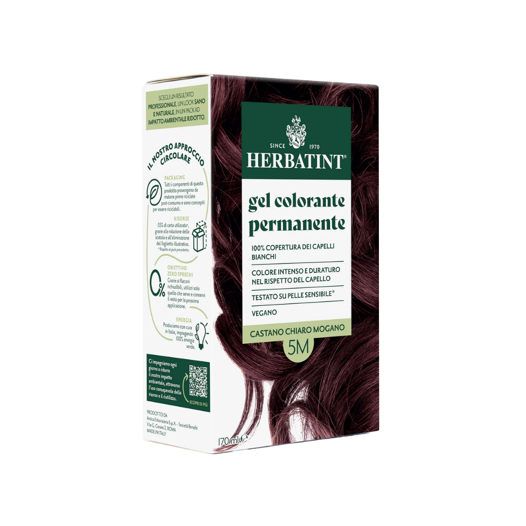 Herbatint Soin Colorant Permanent 5M Châtain Clair Acajou Sans Ammoniaque 170ml