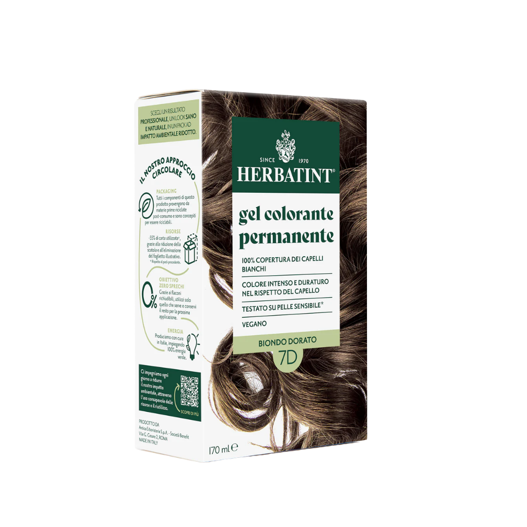 Herbatint Soin Colorant Permanent 7D Blond Doré Sans Ammoniaque 170ml