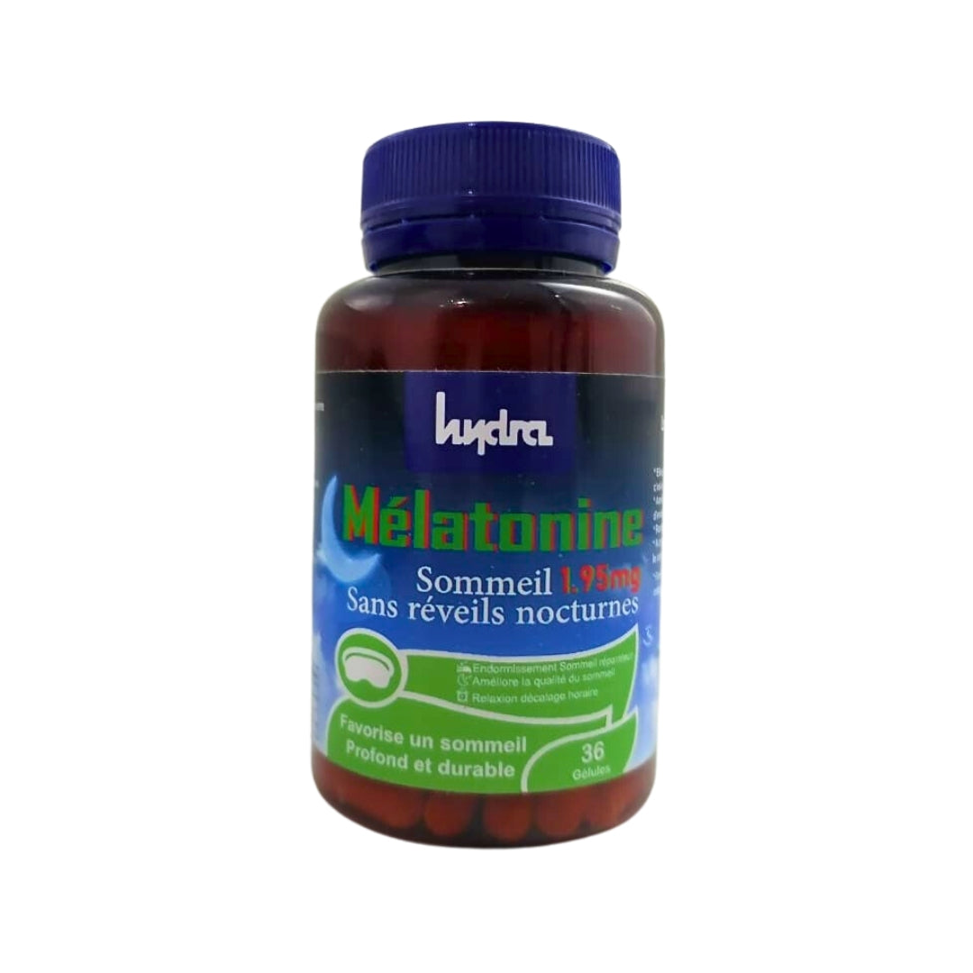 Hydra Plus Mélatonine 1.95mg Sommeil Naturel 36 Gélules