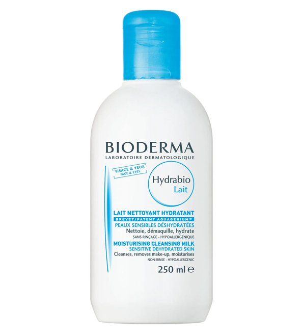 Bioderma Hydrabio Lait Démaquillant 250ml — démaquillant apaisant peau sensible et déshydratée