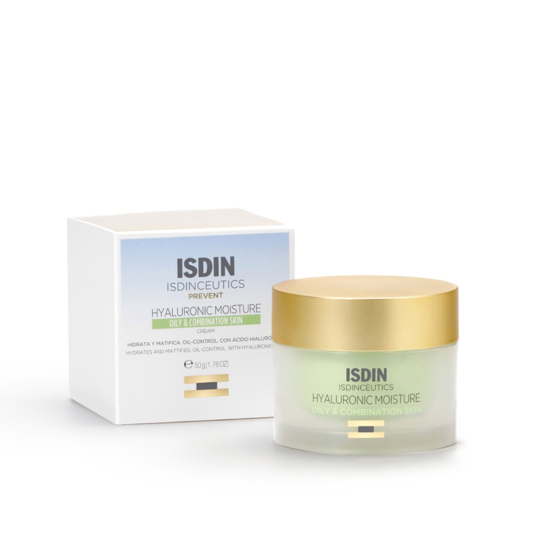 ISDIN Hyaluronic Moisture Crème Hydratante Peaux Mixtes 50ml