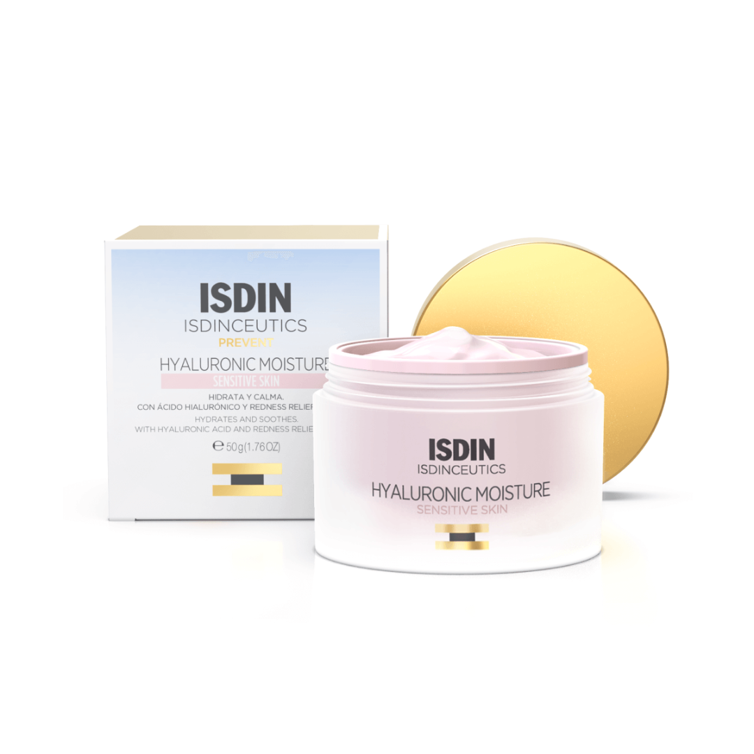 ISDIN Hyaluronic Moisture Crème Hydratante Peaux Sensibles 50g